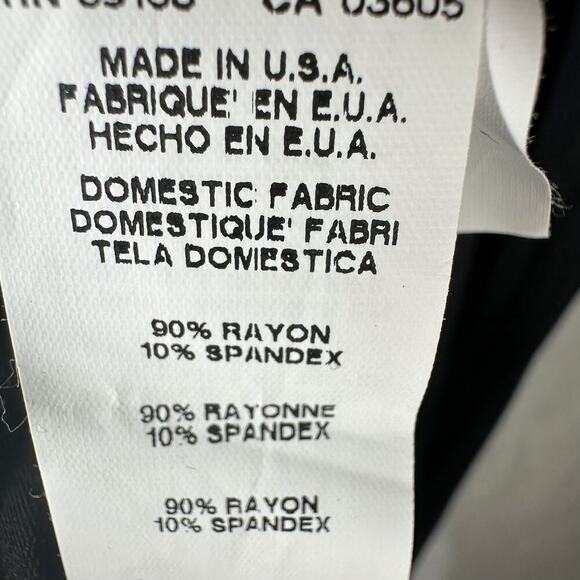 Karen Kane Black V-Neck Soft Knit Fringe Hem Dress Short Sleeve Summer Medium - Picture 5 of 10